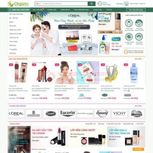 Mau Website Ban My Pham 06 2578