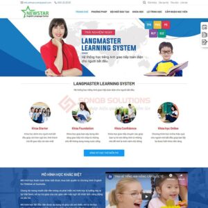 Mau Website Trung Tam Tieng Anh 2584