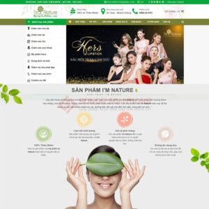 Web Mau Dai Ly Imnature