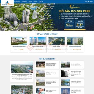 Mau Web Bds Dat Xanh