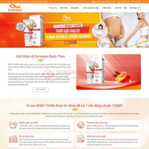 Mau Web Ban Huc Pham Chuc Nang 02