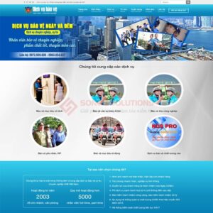 Mau Web Cong Ty Bao Ve