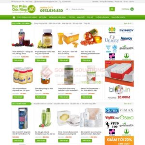 Mau Web Ban Thuc Pham Chuc Nang