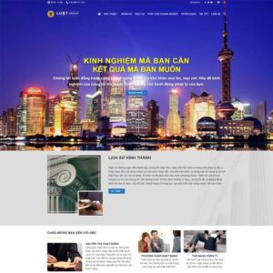Mau Web Cong Ty Luat Chuyen Nghiep 03
