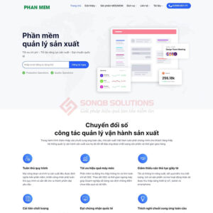 Mau Web Gioi Thieu Giai Phap Phan Mem