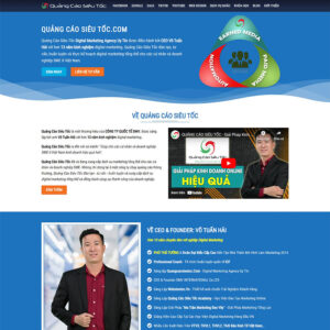 Mau Web Cong Ty Marketing Online Giong Quang Cao Sieu Toc