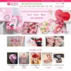 Mẫu website bán hoa tươi 03