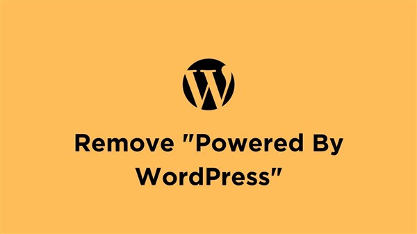 Remove Powered By Wordpress 1 1