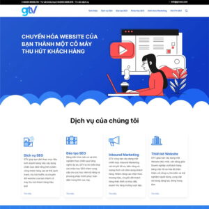 Mẫu website công ty dịch vụ SEO