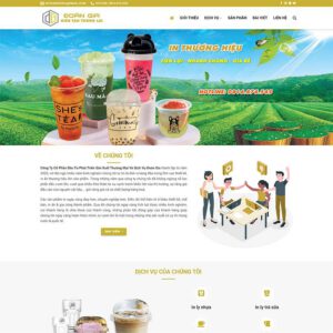 Mẫu website in nhựa