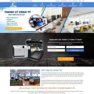 Mẫu website thu mua, thanh lý đồ cũ 04