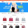 Mẫu website bán túi xách