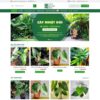 Mẫu website bán cây xanh 02
