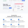Mẫu website giới thiệu phần mềm quản lý sản xuất