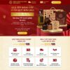 Mẫu website landing page đông trùng hạ thảo