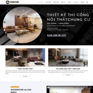 Mẫu website nội thất 30