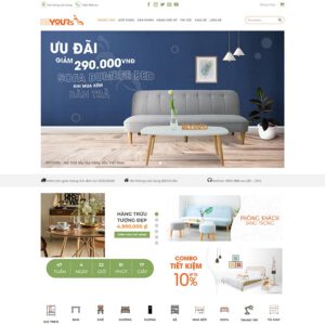 Mẫu website nội thất 31