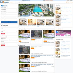 Mẫu website bất động sản 34