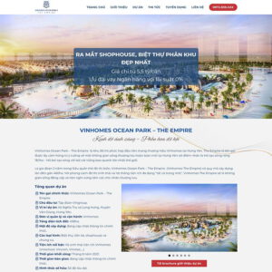 Mẫu website bất động sản 35