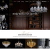 Mẫu website bán đèn cao cấp