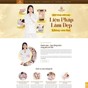 Mẫu website Spa, làm đẹp 10