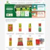 Mẫu website bán trà xanh 03