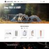 Mẫu website bán lều du lịch, đồ phượt camping