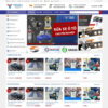 Mẫu website bán thiết bị rửa xe ô tô