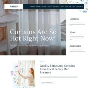 Mẫu website bán rèm cửa 02