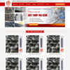 Mẫu website công ty sắt thép