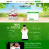 Mẫu website bán dầu gội