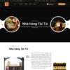 Mẫu website nhà hàng 05