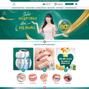 Mẫu website dịch vụ Nha Khoa 05