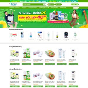 Mẫu website nhà thuốc 04