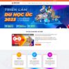 Mẫu website tư vấn du học Úc