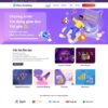 Mẫu website bán khóa học 02