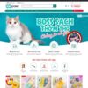 Mẫu website bán đồ chơi, thực phẩm thú cưng 02