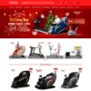 Mẫu website bán ghế Massage, máy chạy bộ