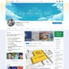 Mẫu website blog cá nhân giống Facebook