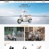 Mẫu website bán xe máy điện