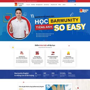 Mẫu website trung tâm học tiếng anh 04