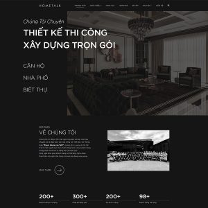 Mẫu website công ty kiến trúc xây dựng 07
